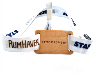 Gelang Bambu Kayu NFC